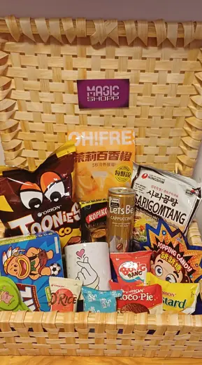 Cesta Combo Coreano Snacks