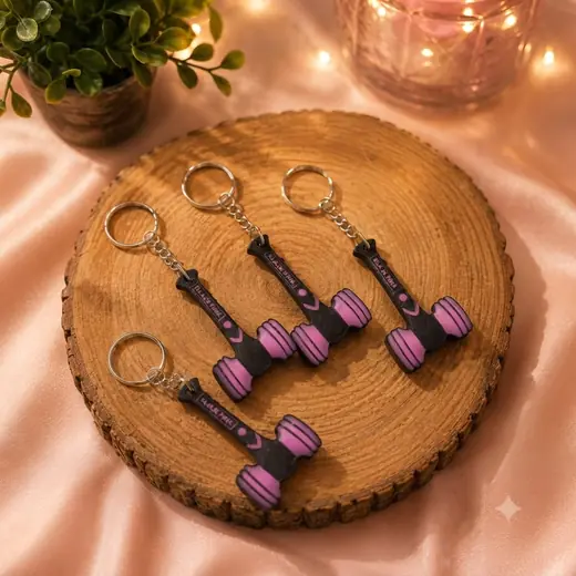Chaveiro martelo roxo kpop