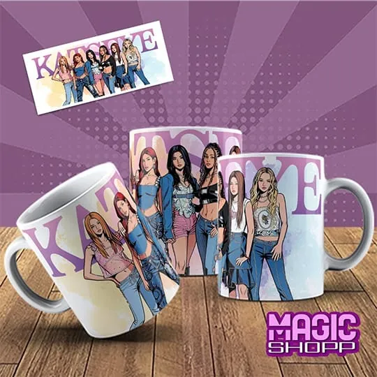 Caneca grupo K-pop Katseye