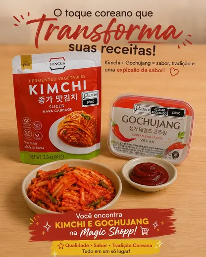 Kimchi e Gochujang coreanos