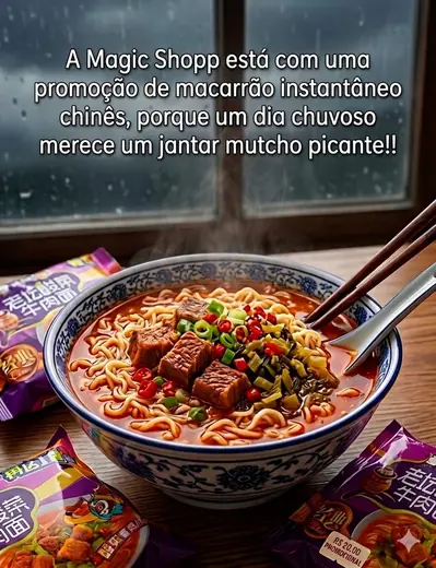 Macarrão instantâneo chinês picante