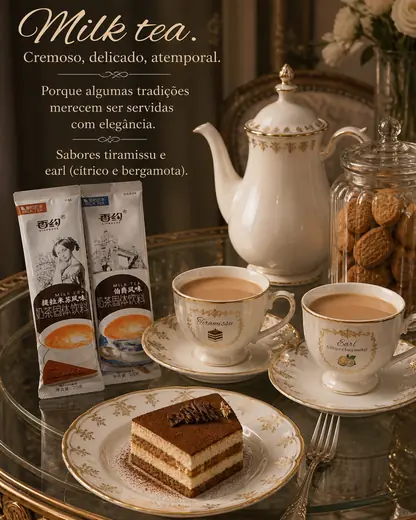 Milk Tea Tiramissu e Earl Grey