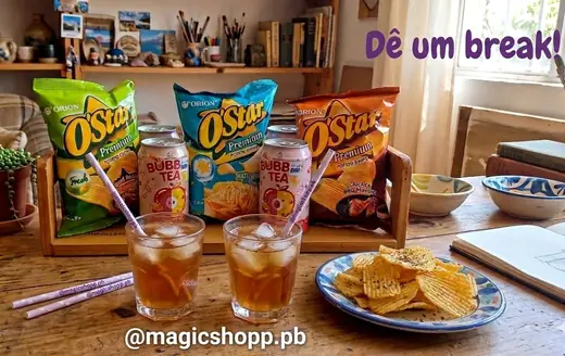 Kit Snack O'Star e Bubble Tea