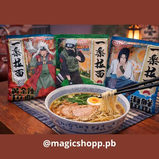 Lamen Naruto Ichiraku 3 Sabores