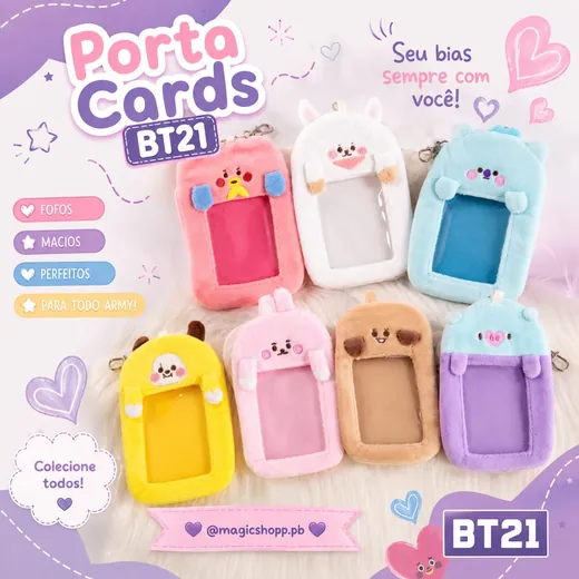 Porta-cards BT21