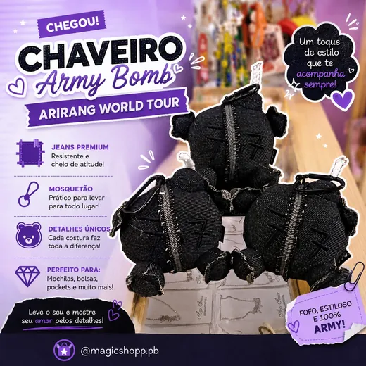 Chaveiro Army Bomb Arirang