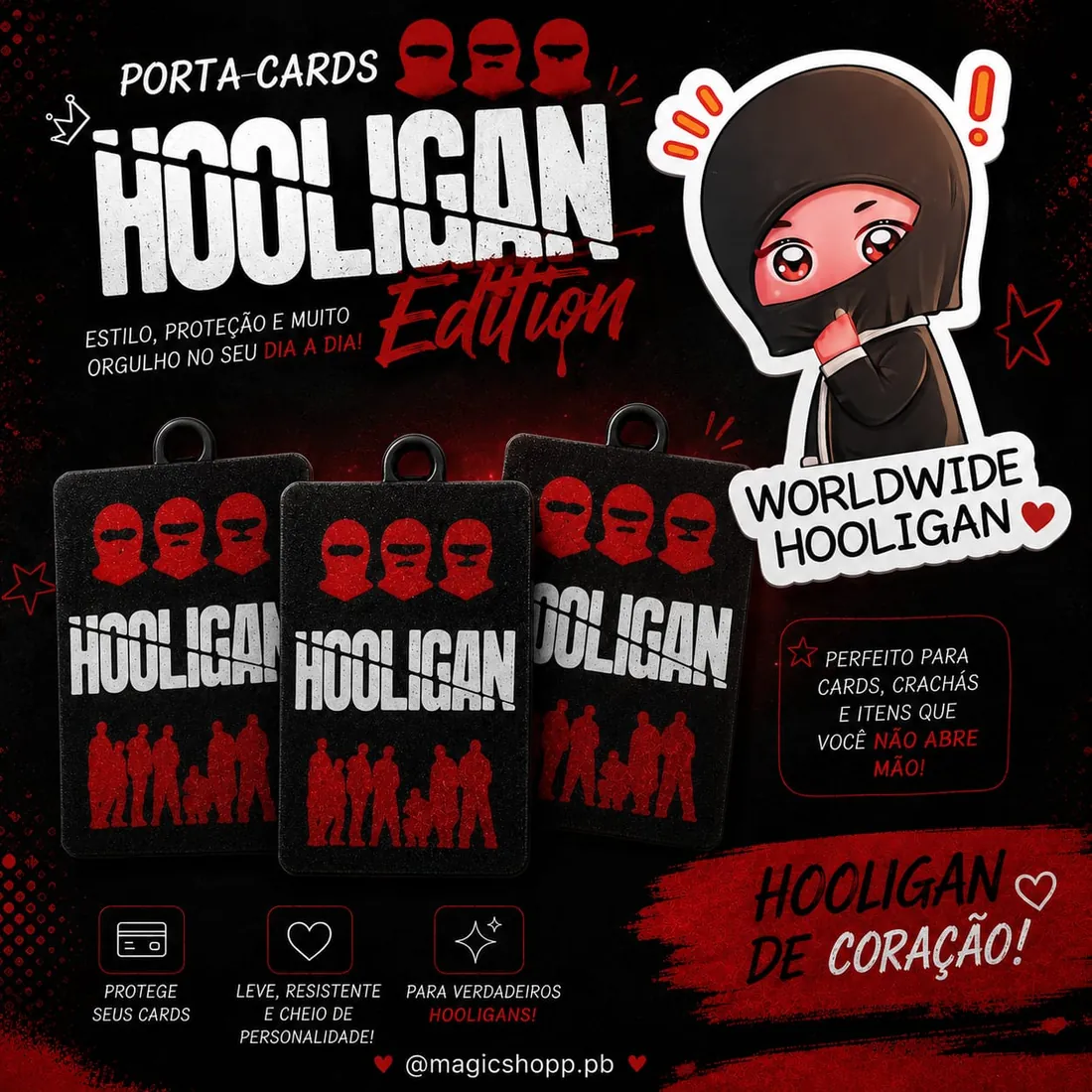 Porta-cards Hooligan